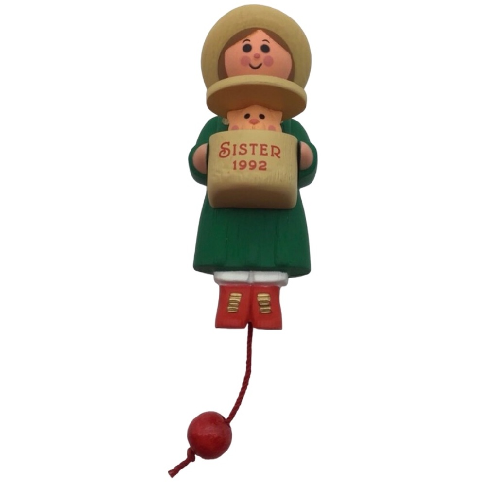 Hallmark 1992 “Sister” Christmas Ornament